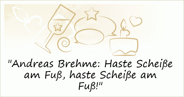 Andreas Brehme: Haste Scheiße am Fuß, haste Scheiße am Fuß!