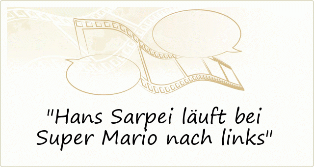 Hans Sarpei läuft bei Super Mario nach links