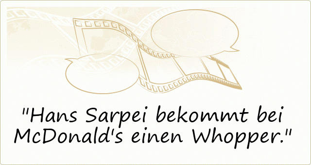 Hans Sarpei bekommt bei McDonald's einen Whopper.